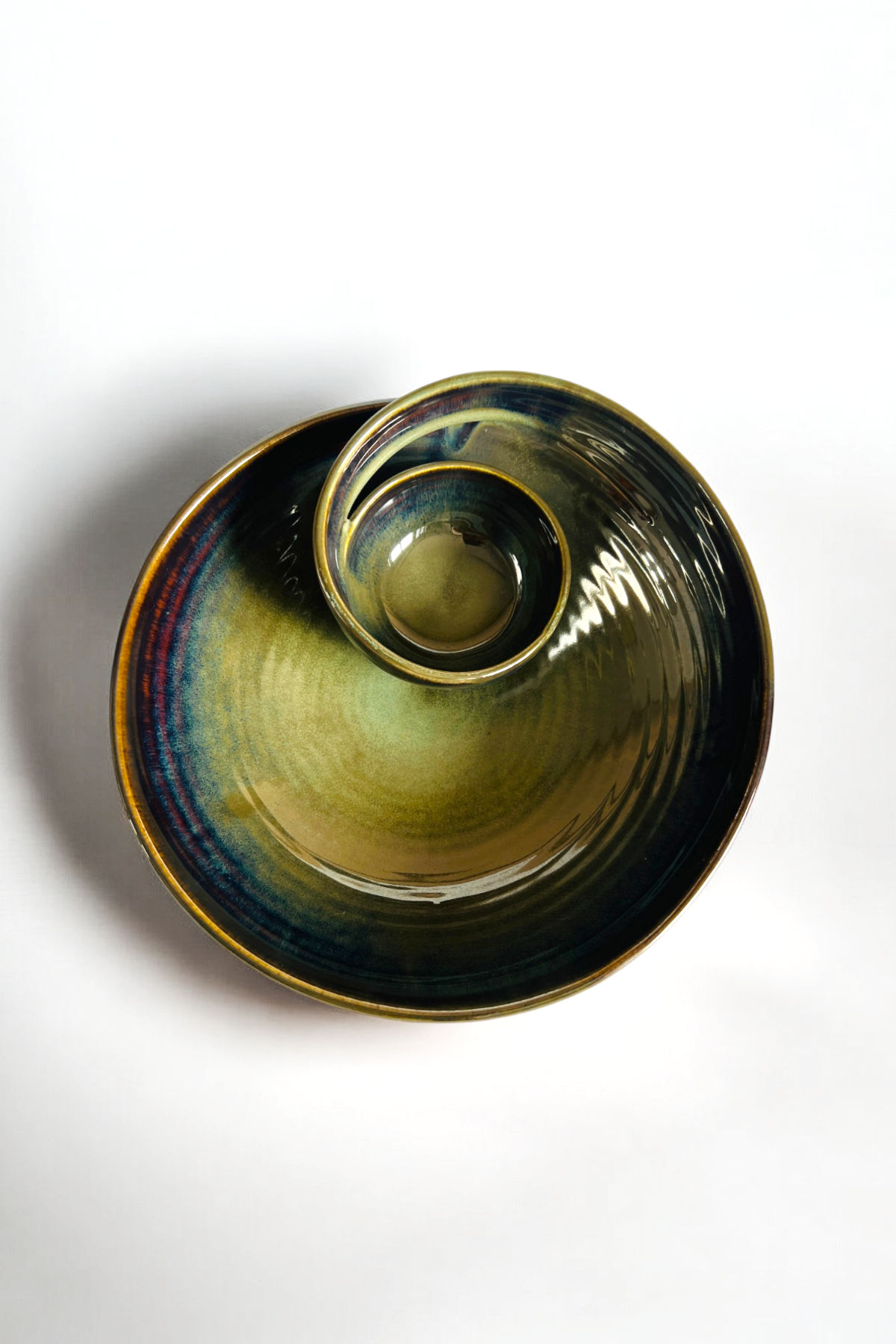 Enchanted Emerald Chip and Dip Bowl